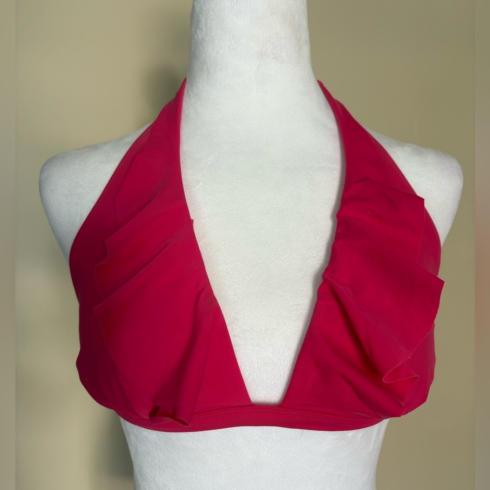 🎾Hot Pink Ruffled Bikini